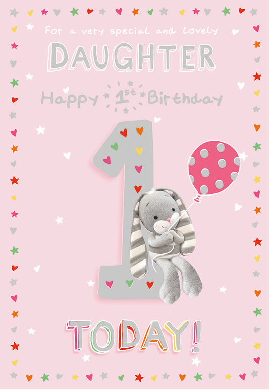 Daughter 1st Birthday - Bunny