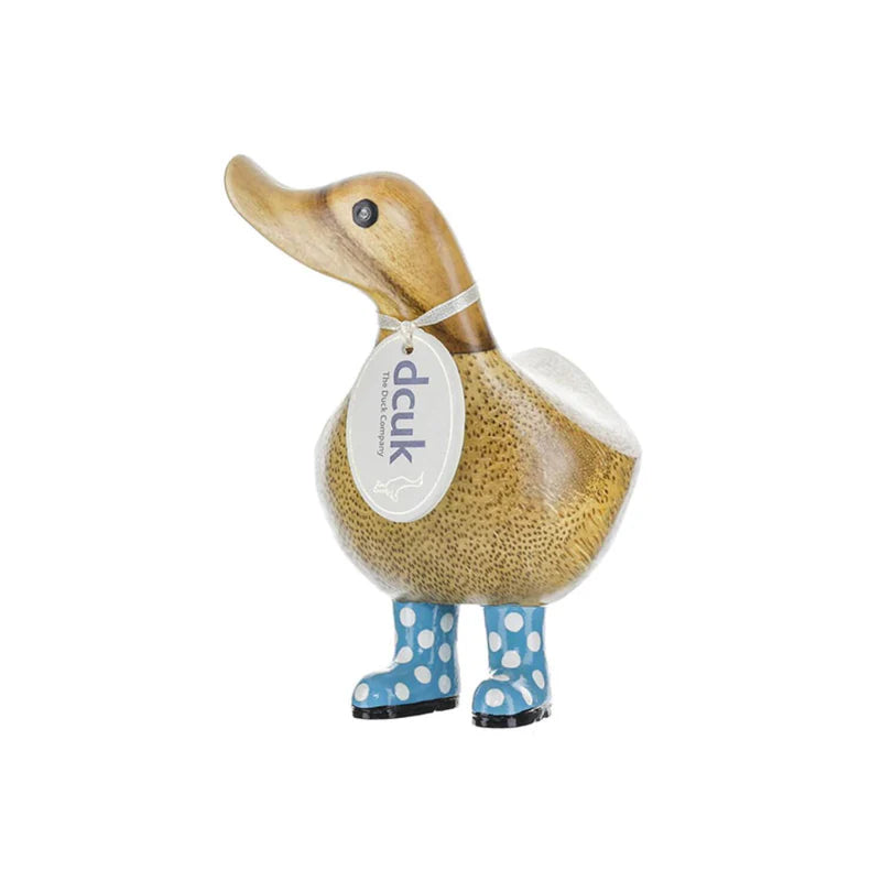 DCUK Natural Welly Ducky Spotty