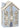 Ceramic House Lantern, 18cm