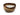A wooden candle holder with a bark edge design containing a white candle.
