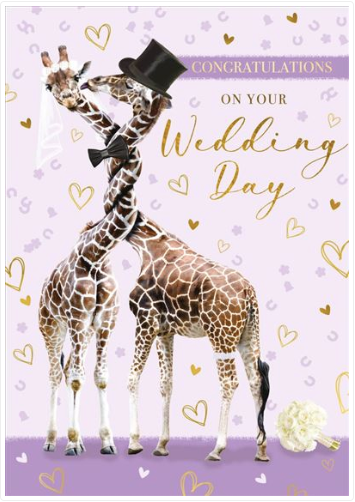 Wedding Day - Giraffes