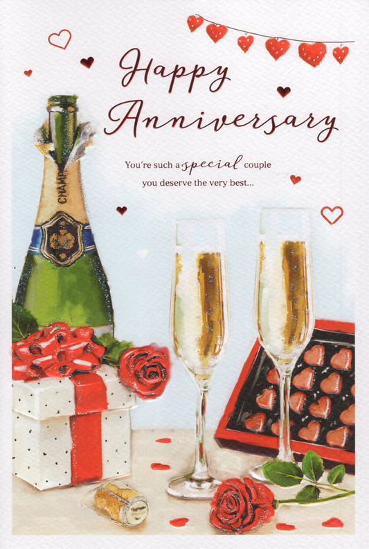Anniversary - Open Champagne & Flutes