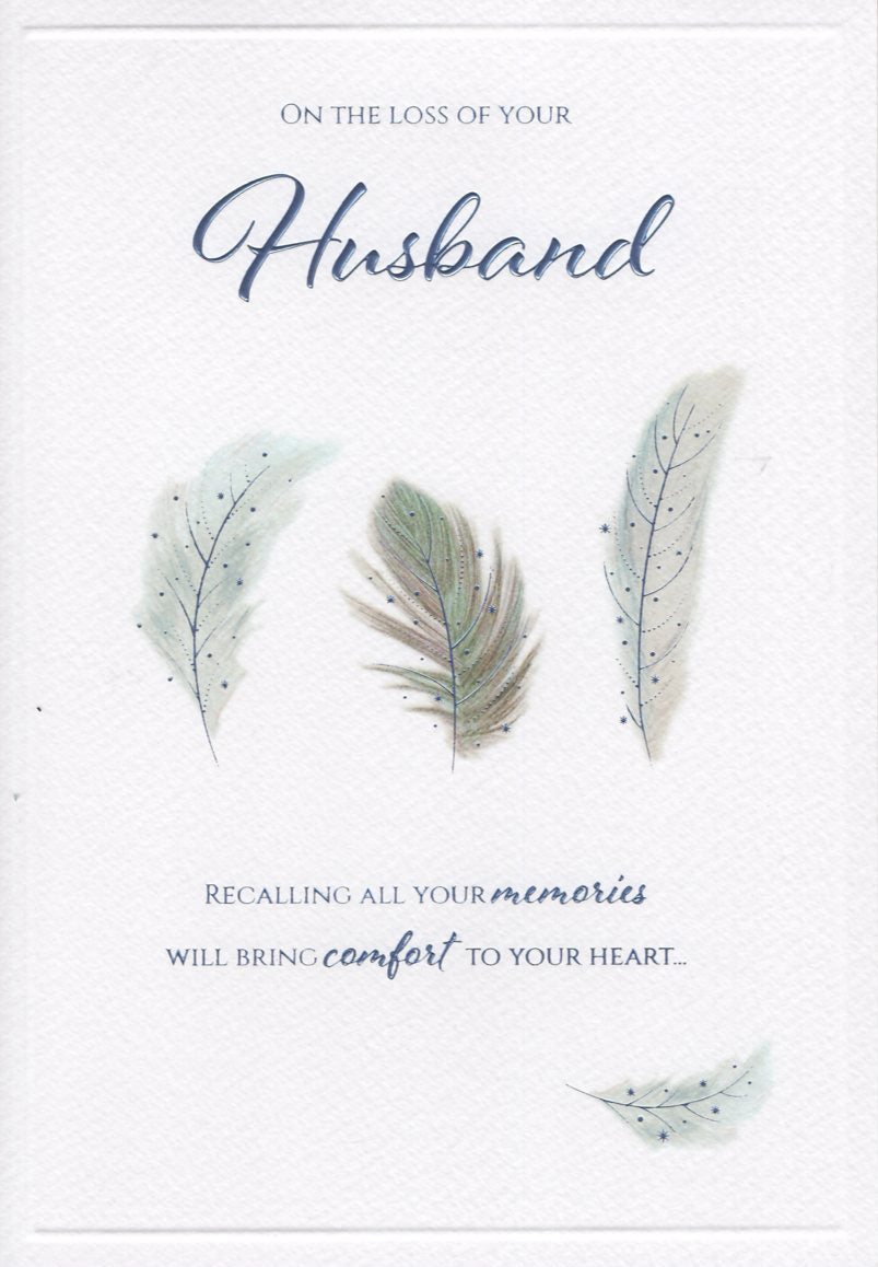 Sympathy - Husband - Feathers