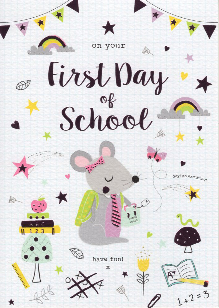 First Day of School-Girl