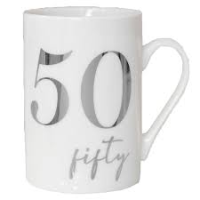 Silver Age 50 Mug
