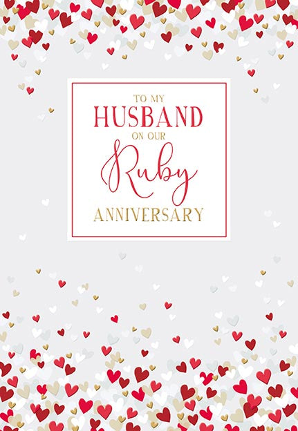 Husband Ruby Anniversary