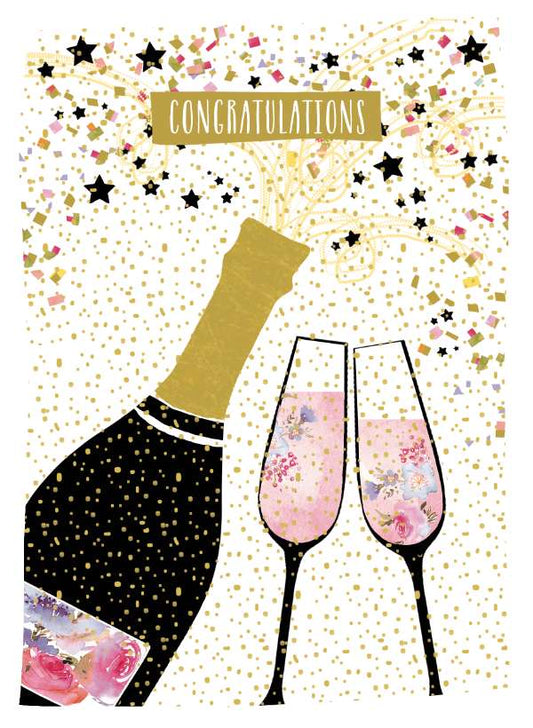 Congratulations - Champagne Flutes