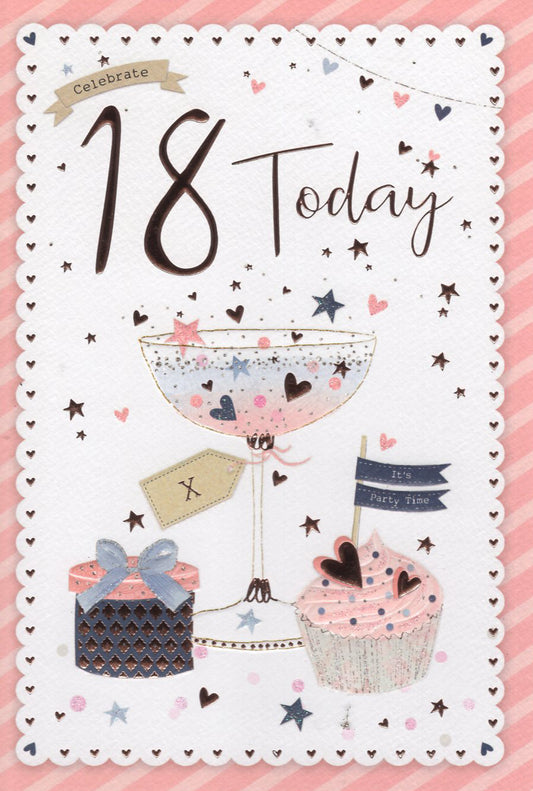 18th Birthday - Pink Cocktail