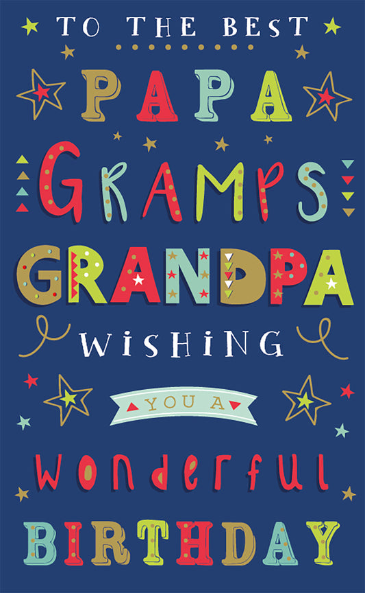 Grandad - Papa/Gramps Birthday