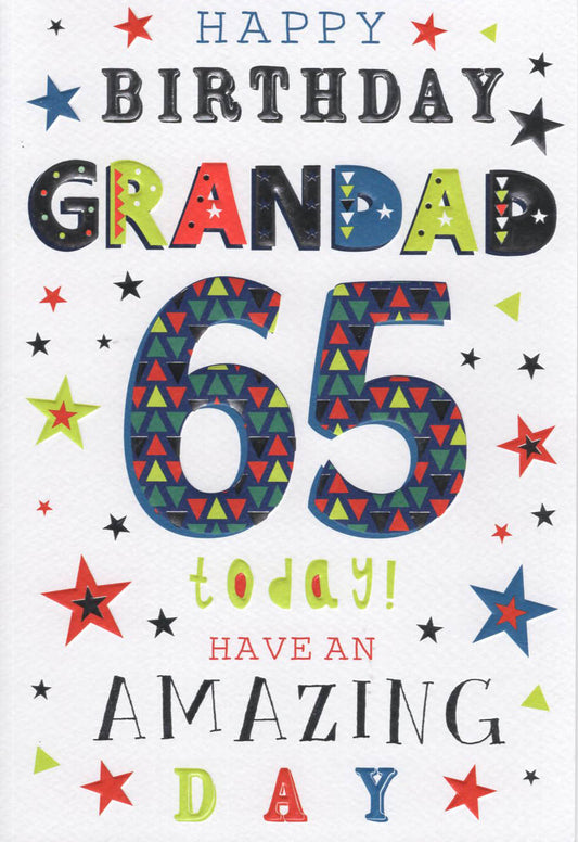 Grandad 65th Birthday