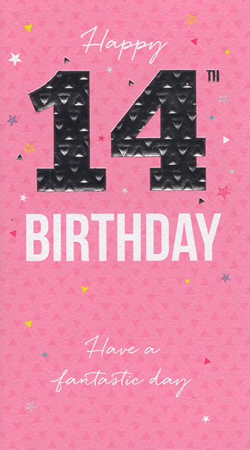 14th Birthday - Pink