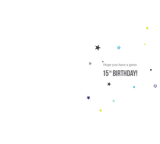 15th Birthday - Black Stars