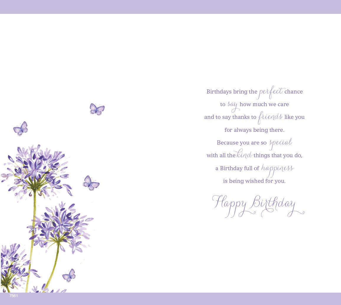 Friend Birthday - Lilac
