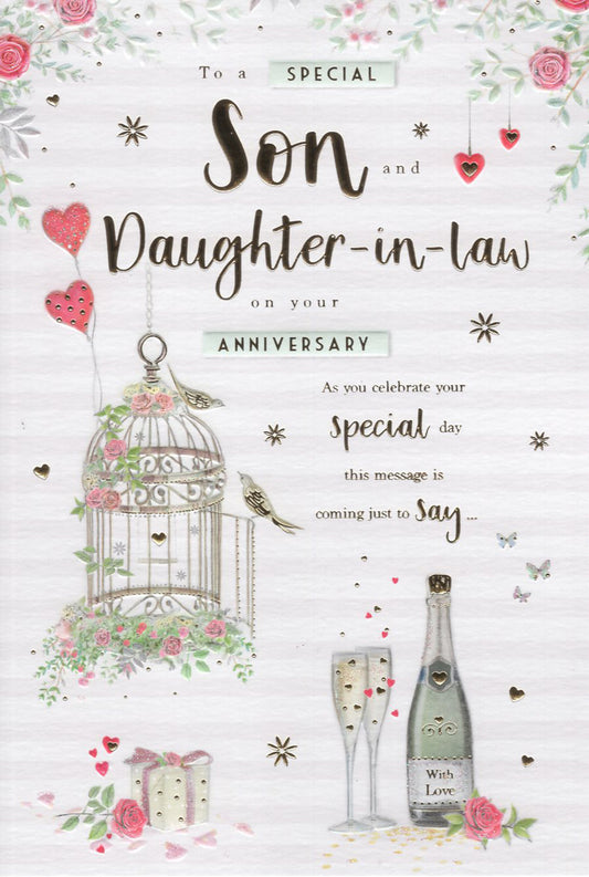 Son & Daughter-In-Law Anniversary - Birdcage