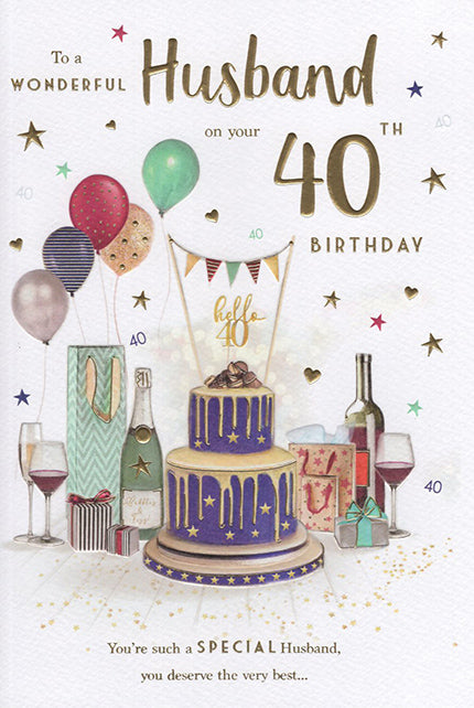 Husband 40th Birthday - Cake