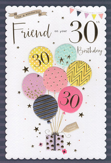 Friend 30th Birthday