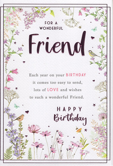 Friend Birthday - Wonderful