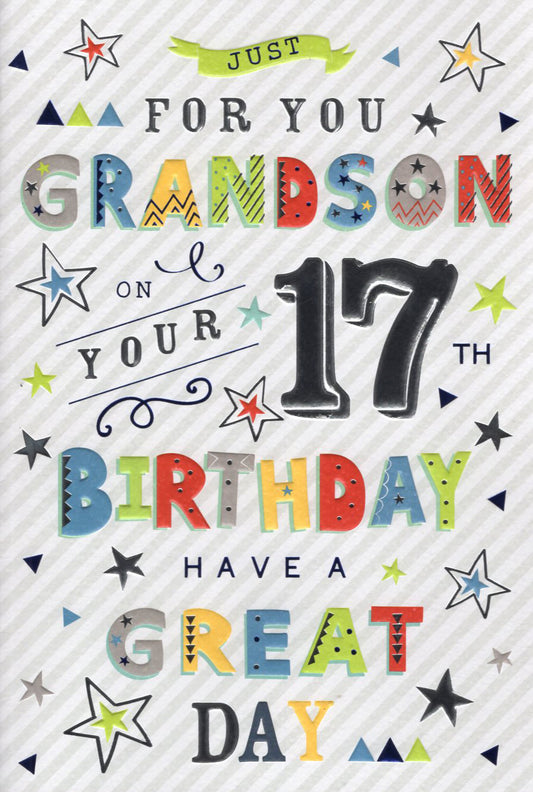Grandson 17th Birthday