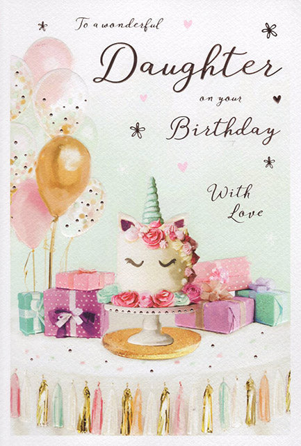 Daughter Birthday - Unicorn Cake