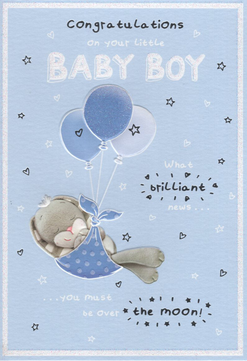 Baby Boy Birth Bunny