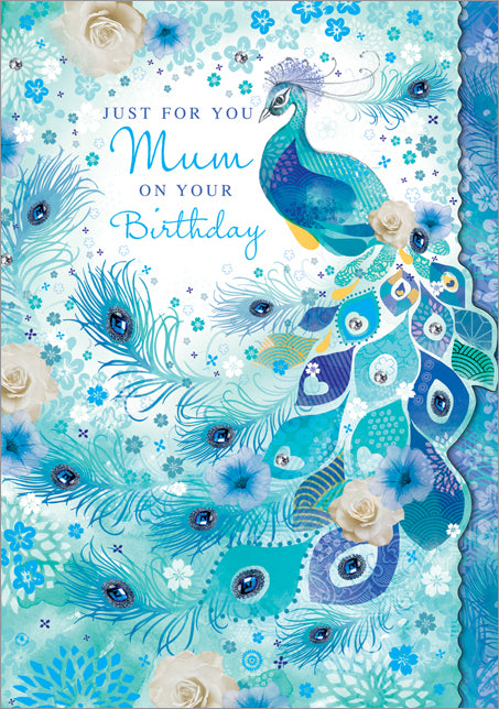 Mum Birthday - Peacock