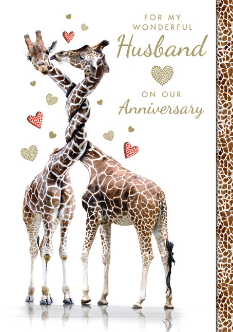 Husband Anniversary - Giraffes