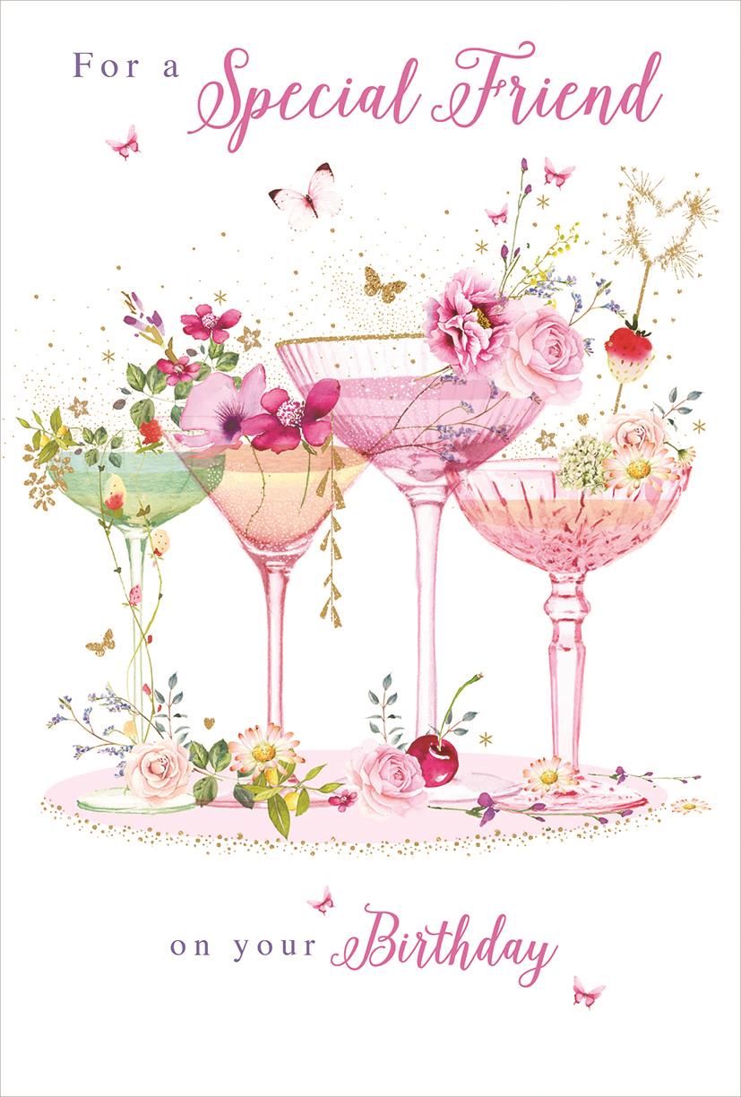 Friend Birthday - Cocktail Flowers