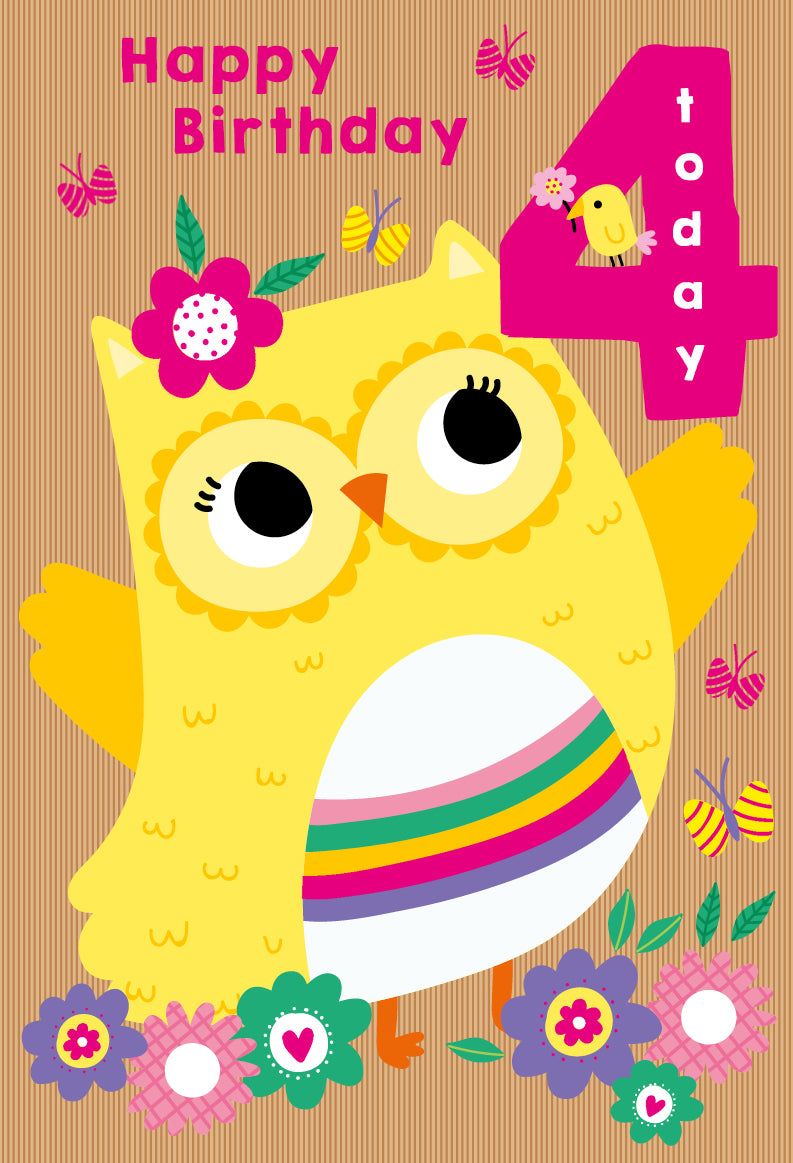 4th Birthday - Owl