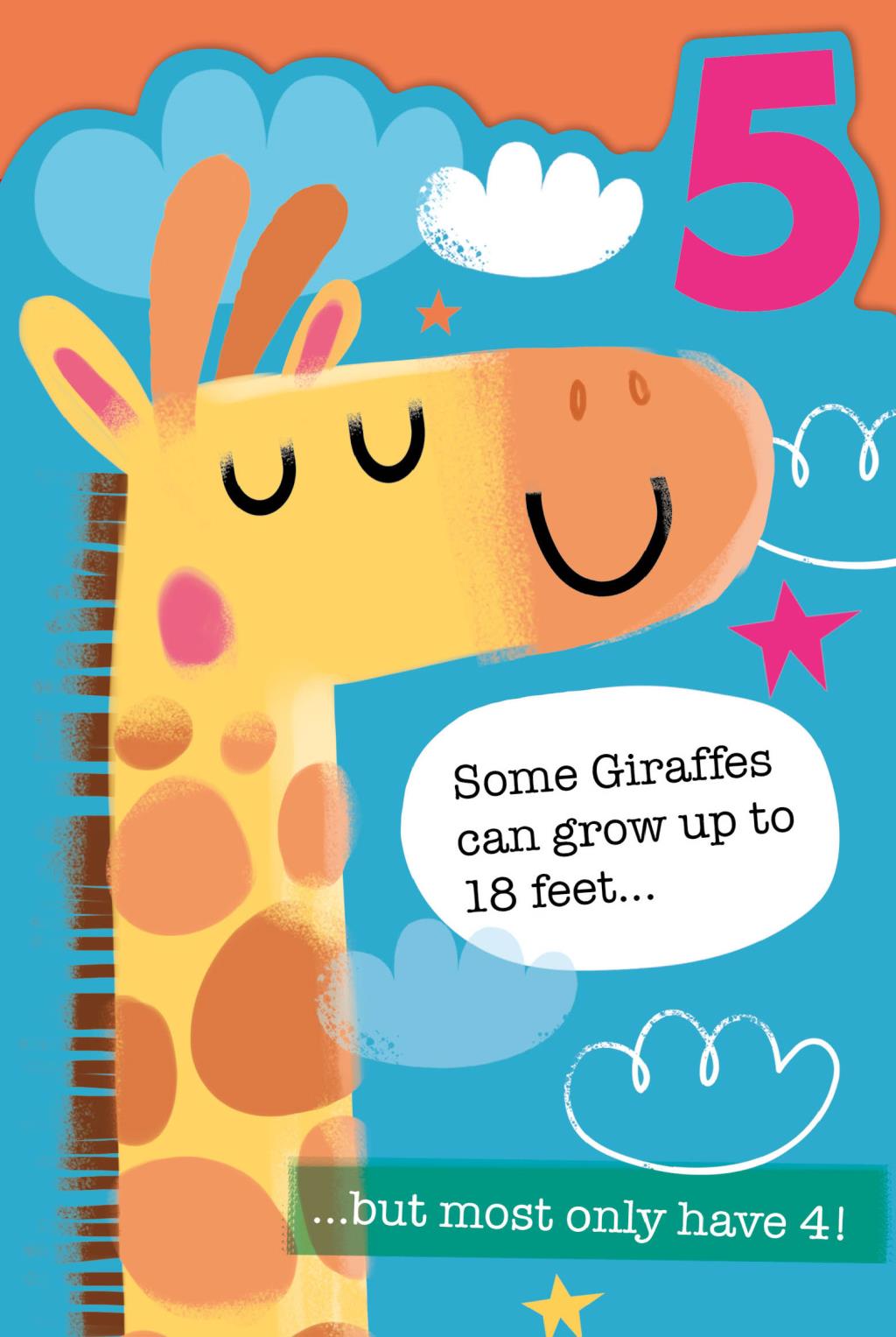 5th Birthday - Giraffe