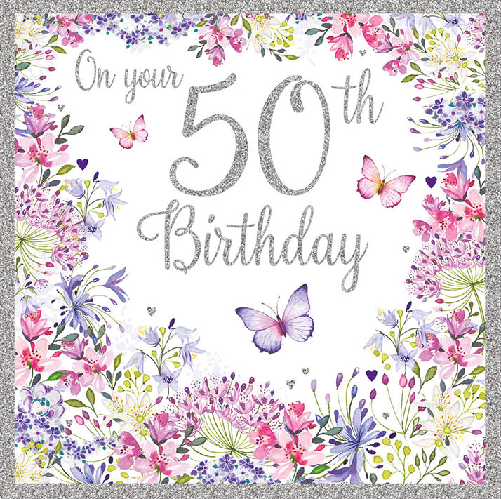 50th Birthday - Butterflies
