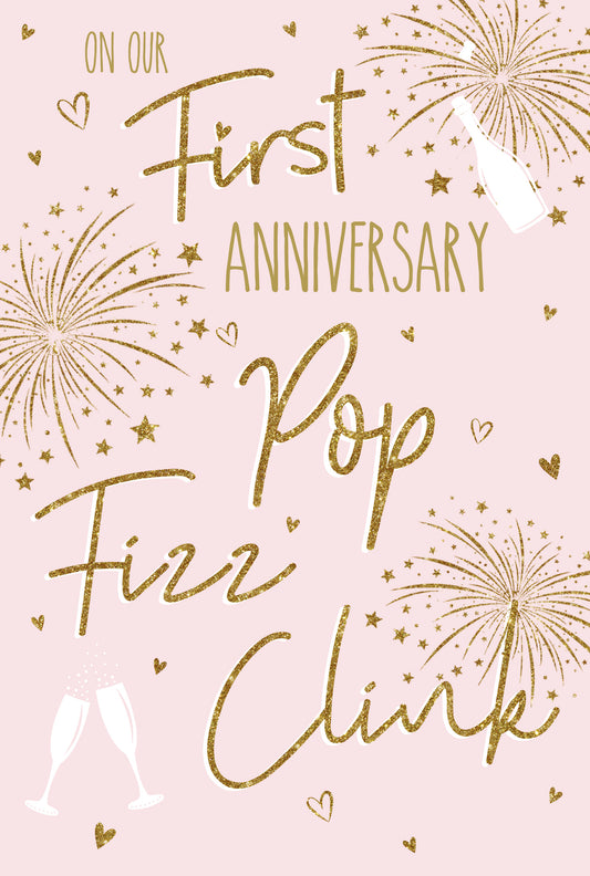 Our 1st Anniversary - Pink Fireworks