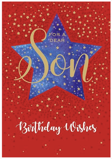 Son Birthday - Blue Star