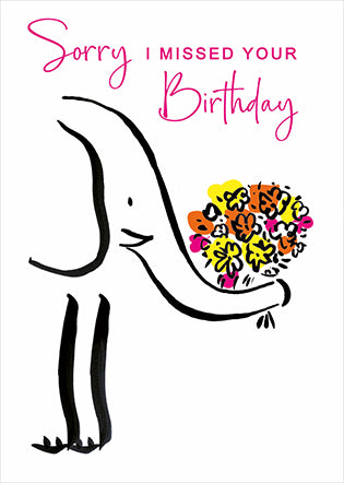 Belated Birthday Elephant