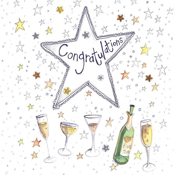 Congratulations - Blank Champagne