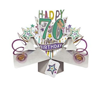 70th Birthday - Pop Up Male